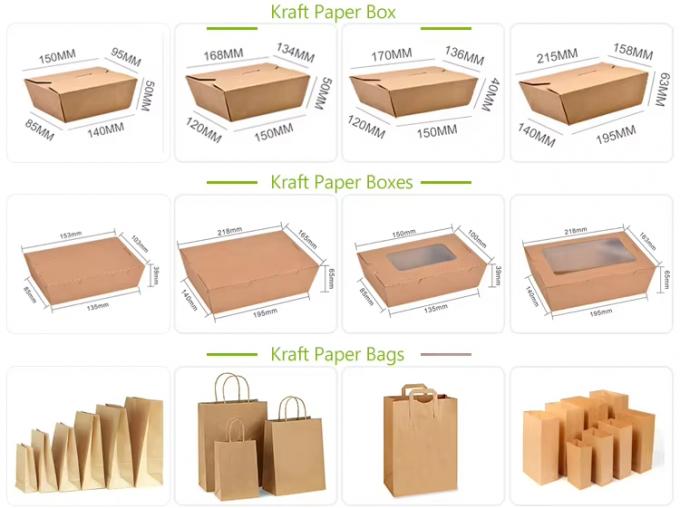 Custom Biodegradable Eco-Friendly Take Away Paper Bowl Food Container Kraft Food Bowl Paper Customized Logo Paper Bowl 10