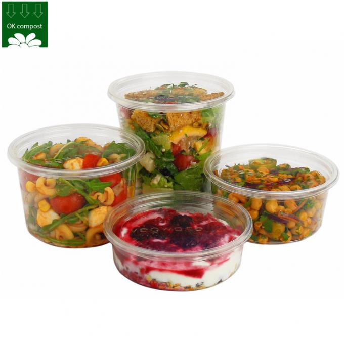 فنجان‌های سس کوچک مینی ۱ اونس، ۲ اونس، ۳ اونس، ۴ اونس، ۵ اونس، ۶ اونس با درب، قابل کمپوست ۱۰۰٪ PLA، سرویس OEM 0