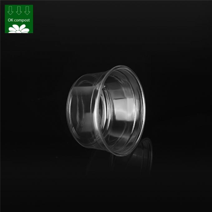 فنجان‌های سس کوچک مینی ۱ اونس، ۲ اونس، ۳ اونس، ۴ اونس، ۵ اونس، ۶ اونس با درب، قابل کمپوست ۱۰۰٪ PLA، سرویس OEM 2