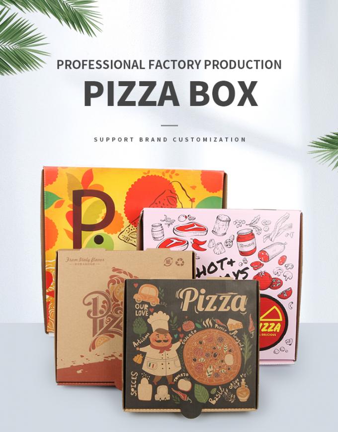 Factory Supply Fast Food Packaging Ball Food Grade Pizza Box Packaging Box 1