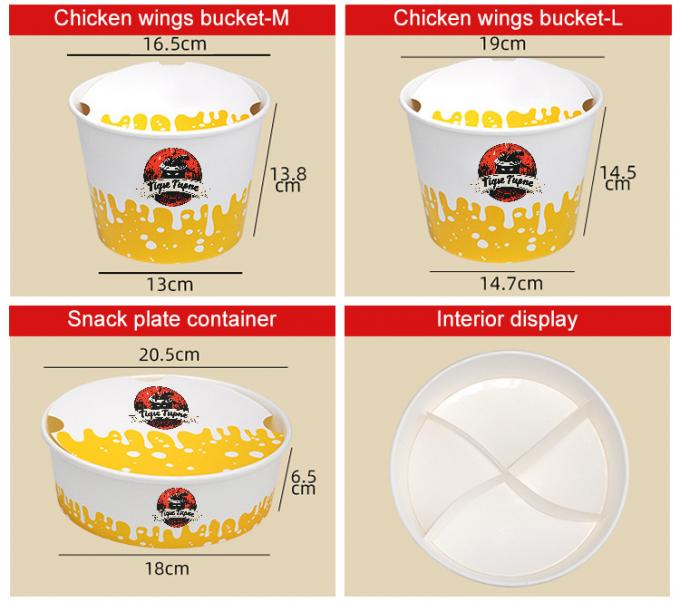 Custom Printed Fast Food Packaging Boxes Take Away Disposable Chicken Wing Fried Chicken French Fry Burger Chips Box 10