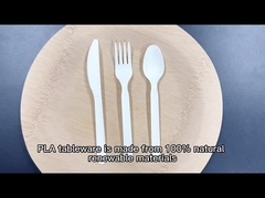 CPLA ECO Friendly 7 Inches  Knives Cutlery Set Disposable Biodegradable Knives